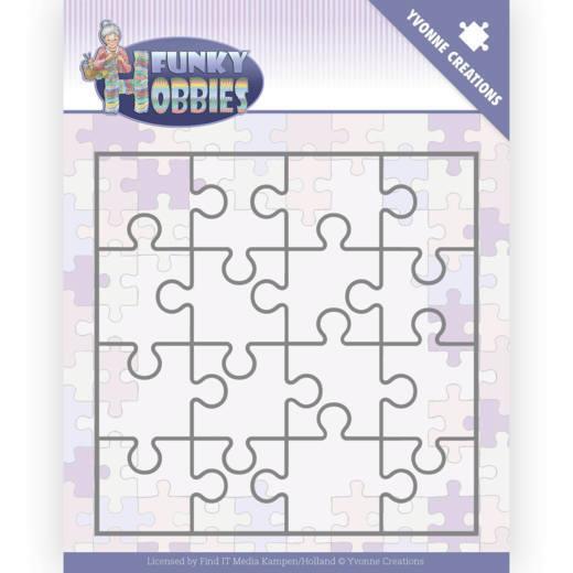 Stanzschablone - Yvonne Creations - Funky Hobbies - Puzzle 