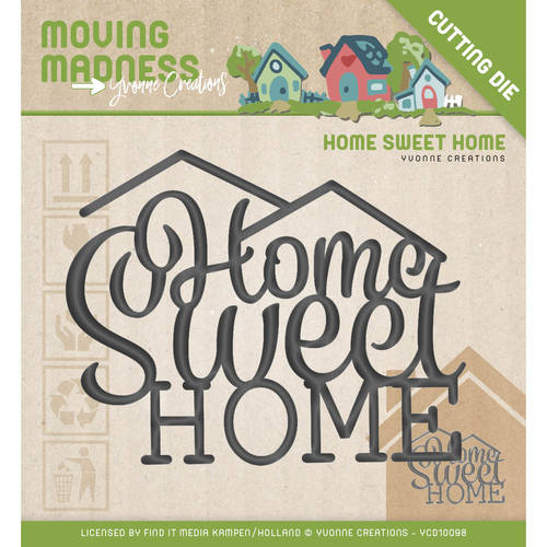 Stanzschablone - Yvonne Creations - Moving Madness - Home Sweet Home 