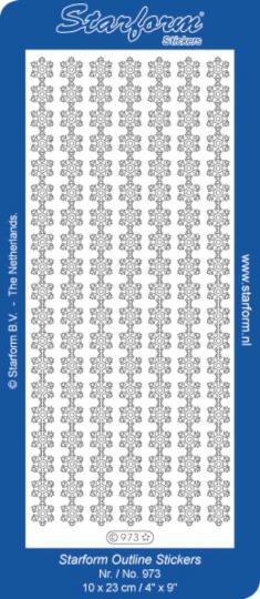 Stickerbogen Bordüre 65: Weihnachten 100x230mm 