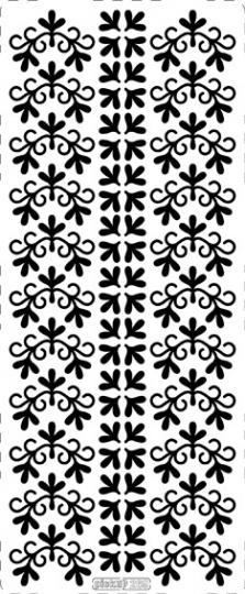 Stickerbogen Häkel Ecken AW 100x230mm 