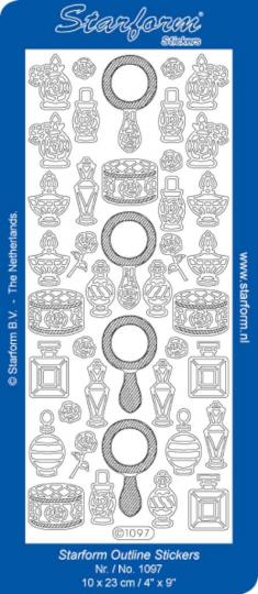 Stickerbogen Parfüm 100x230mm 