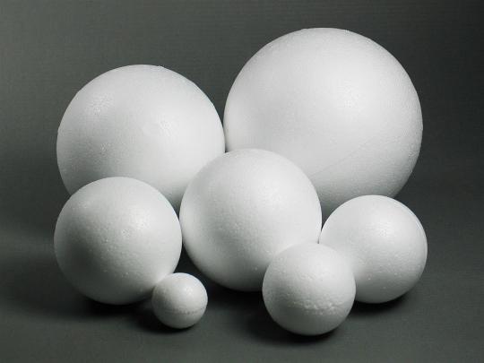 Styropor Kugel im Großgebinde 