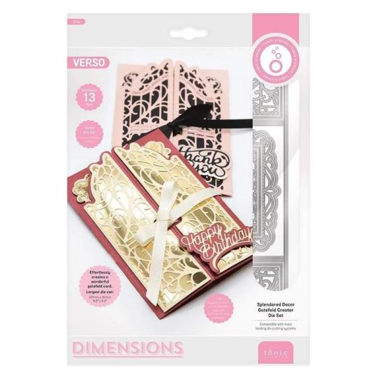 Tonic Studios Dimensions Stanzschablone 13tlg. - Gatefold Creator - Splendored Décor 
