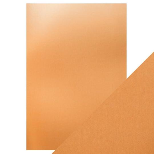 Tonic Studios Satin-Spiegelkarton DIN A4  250g/m²  - 5 Bögen Kupfer Mine Kupfer Mine