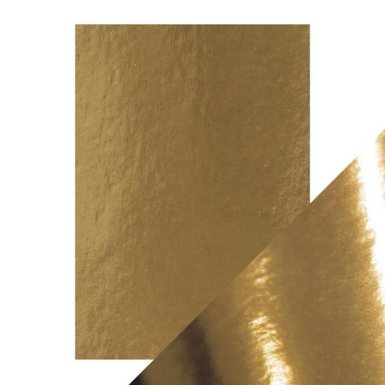 Tonic Studios Spiegelkarton DIN A4  250g/m²  - 5 Bögen Harvest Gold Harvest Gold