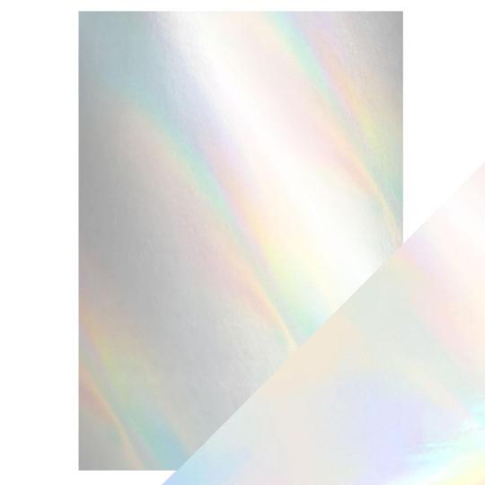 Tonic Studios Spiegelkarton DIN A4  250g/m²  - 5 Bögen Holo Waves Holo Waves