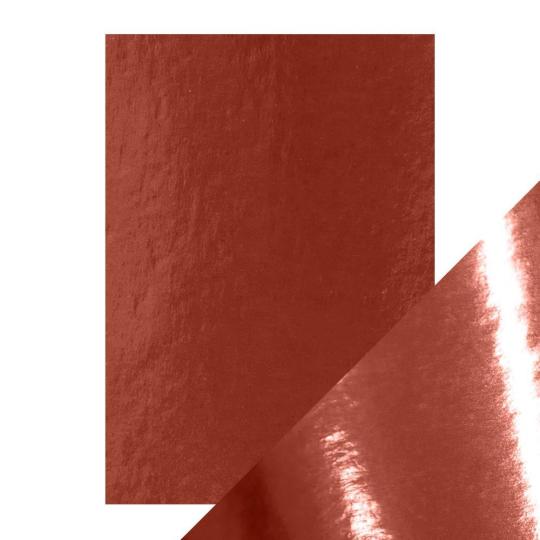 Tonic Studios Spiegelkarton DIN A4  250g/m²  - 5 Bögen Opera Rot Opera Rot