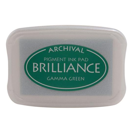 Tsukineko Brilliance Stempelkissen Green / Gamma Grün Green / Gamma Grün