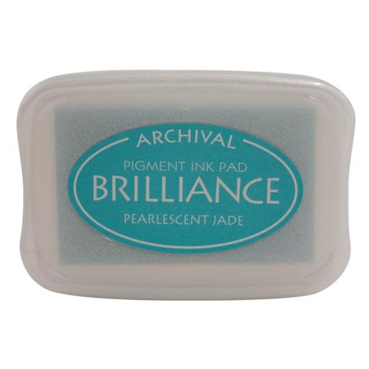 Tsukineko Brilliance Stempelkissen Jade / Perlmutt Türkis Jade / Perlmutt Türkis