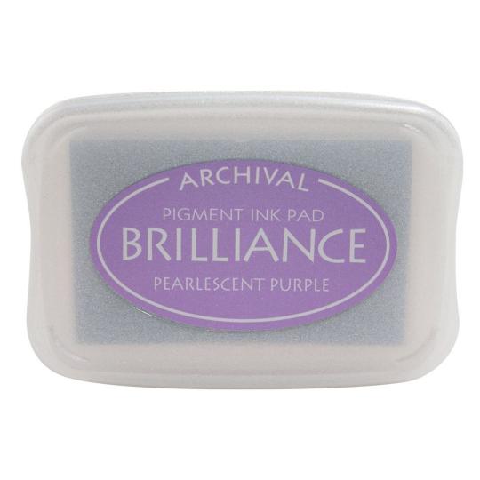 Tsukineko Brilliance Stempelkissen Purple / Perlmutt Lila Purple / Perlmutt Lila