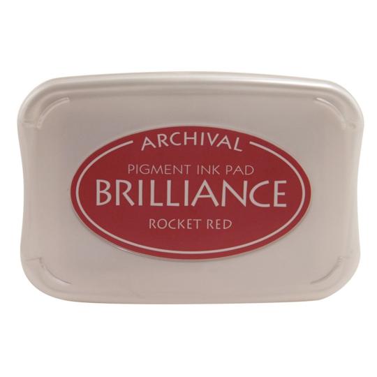 Tsukineko Brilliance Stempelkissen Red / Rocket Rot Red / Rocket Rot