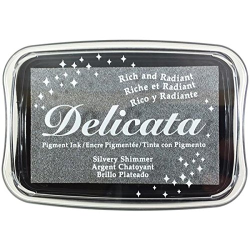 Tsukineko Delicata Metallic Stempelkissen Metallic Silvery Shimmer Metallic Silvery Shimmer