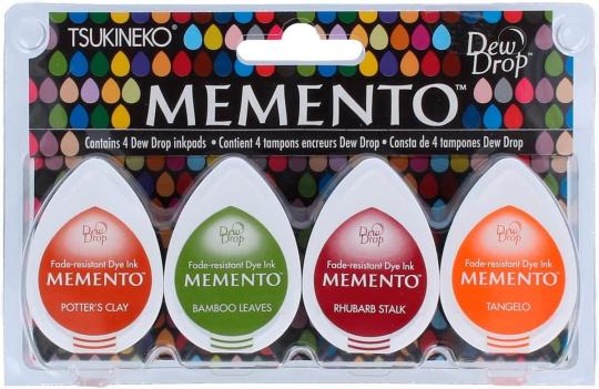 Tsukineko Memento Dew Drops Stempelkissen  4er Set - Meadowland 