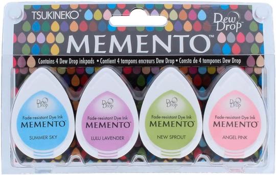 Tsukineko Memento Dew Drops Stempelkissen  4er Set - Oh Baby 
