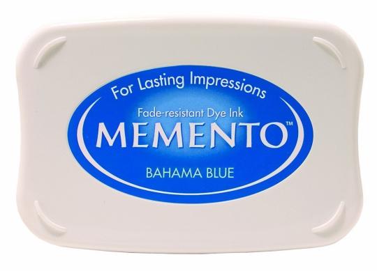 Tsukineko Memento L Stempelkissen Bahama blue Bahama blue