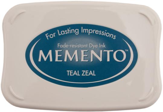 Tsukineko Memento L Stempelkissen Teal Zeal Teal Zeal