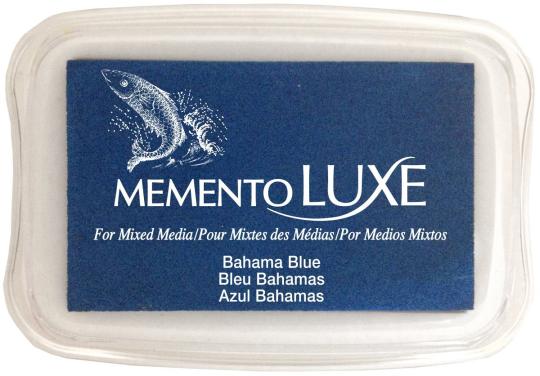 Tsukineko Memento Luxe Stempelkissen Bahama Blue Bahama Blue