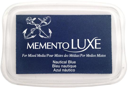 Tsukineko Memento Luxe Stempelkissen Nautical Blue Nautical Blue