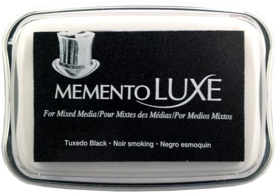 Tsukineko Memento Luxe Stempelkissen Tuxedo Black Tuxedo Black