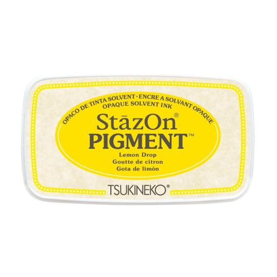 Tsukineko StazOn Pigment Stempelkissen Remon Drop / Gelb Remon Drop / Gelb