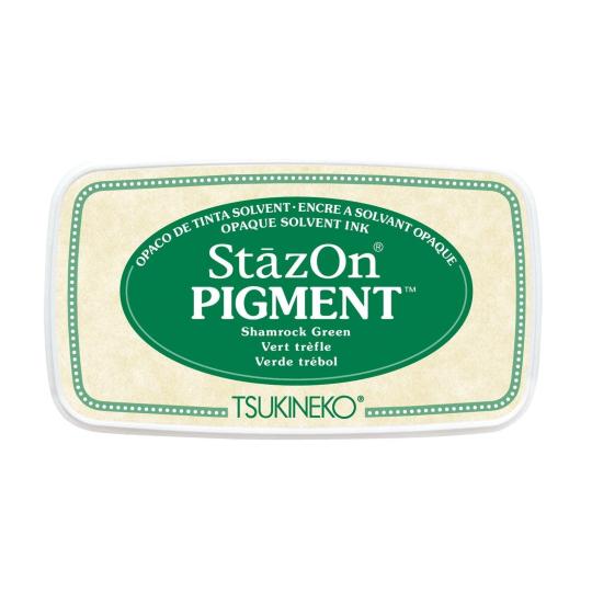 Tsukineko StazOn Pigment Stempelkissen Shamrock Green / Grün Shamrock Green / Grün