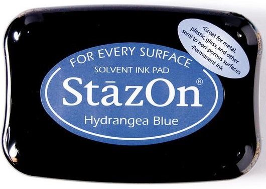 Tsukineko StazOn Stempelkissen Hydrangea blue Hydrangea blue