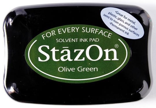 Tsukineko StazOn Stempelkissen Olive green Olive green