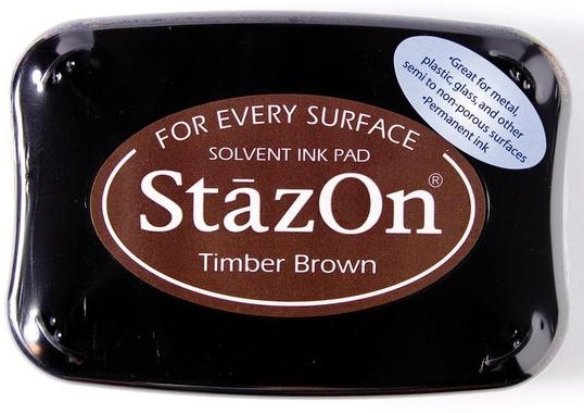 Tsukineko StazOn Stempelkissen Timber brown Timber brown
