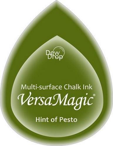 Tsukineko Versa Magic Chalk Dew Drops Stempelkissen Hint of Pesto