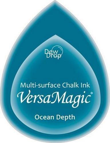 Tsukineko Versa Magic Chalk Dew Drops Stempelkissen Ocean Depth Ocean Depth