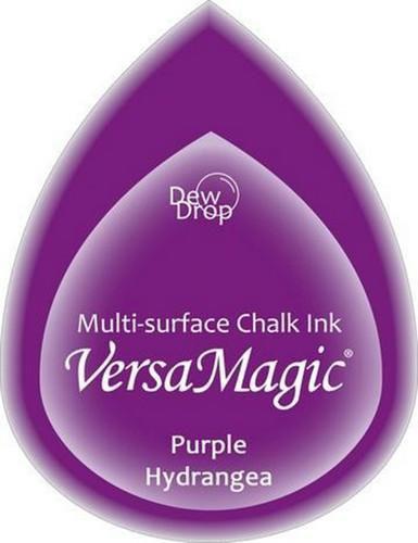 Tsukineko Versa Magic Chalk Dew Drops Stempelkissen Purple Hydrangea Purple Hydrangea
