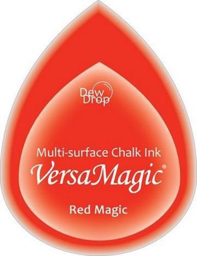 Tsukineko Versa Magic Chalk Dew Drops Stempelkissen Red Magic Red Magic
