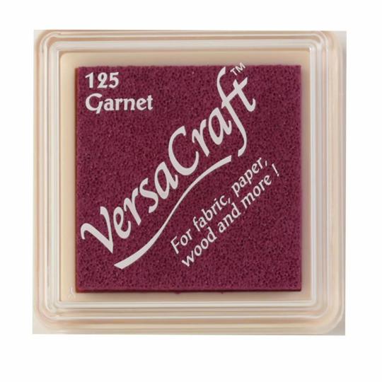Tsukineko VersaCraft S Textil Stempelkissen Garnet / Granatrot Garnet / Granatrot