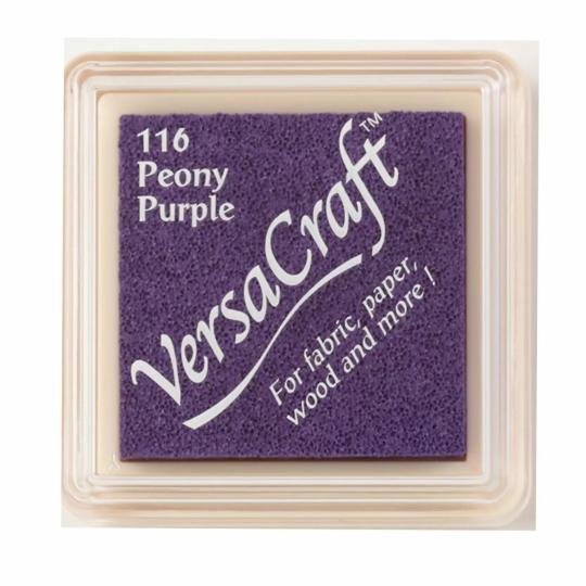 Tsukineko VersaCraft S Textil Stempelkissen Peony purple / Pfingstrosen Lila Peony purple / Pfingstrosen Lila