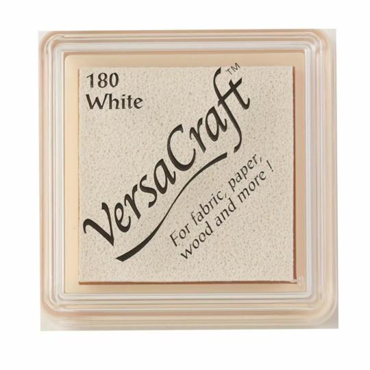 Tsukineko VersaCraft S Textil Stempelkissen White / Weiß White / Weiß