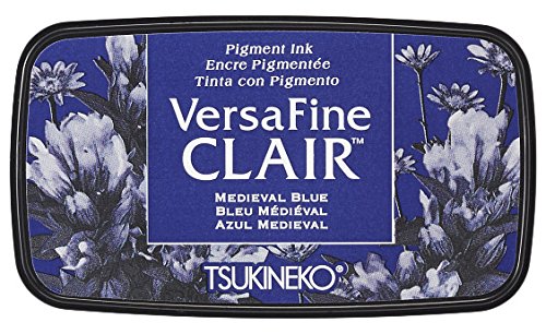 Tsukineko VersaFine clair Stempelkissen Medieval Blue / Marine Blau Medieval Blue / Marine Blau