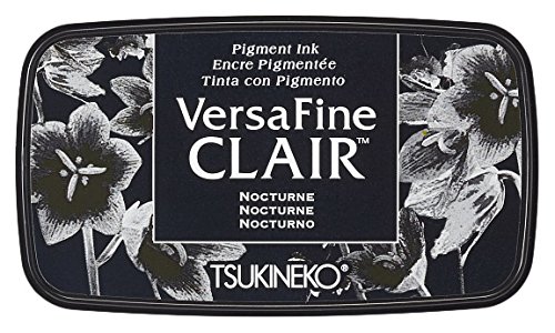 Tsukineko VersaFine clair Stempelkissen Nocturne / Schwarz Nocturne / Schwarz
