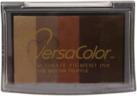 Tsukineko Versa Color Multi Color Stempelkissen Mocha Truffle / 5 Farben Mocha Truffle / 5 Farben