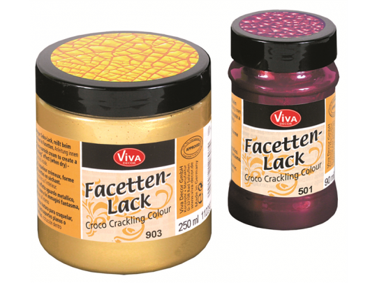 Viva Decor Facetten-Lack, 250 ml, schwarz