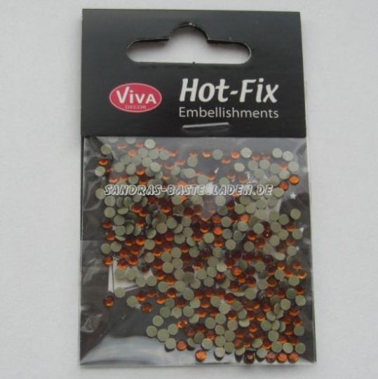 Viva-Decor Hot-Fix Strasssteine Glas Braun 3mm/ 360Stk. 