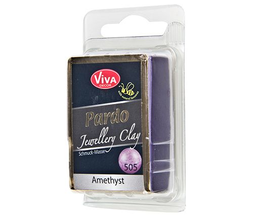 Viva Decor Pardo Jewellery Clay / Schmuckmasse 56g Amethyst Amethyst
