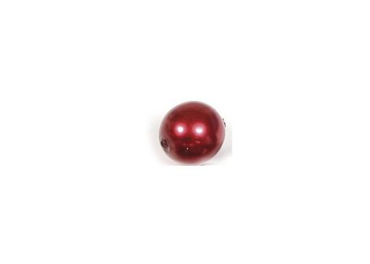 Viva Decor Renaissance Glaswachsperlen 8mm / 30 Stück dunkelrot dunkelrot