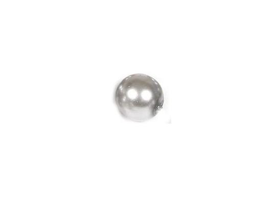 Viva Decor Renaissance Glaswachsperlen 8mm / 30 Stück silbergrau silbergrau