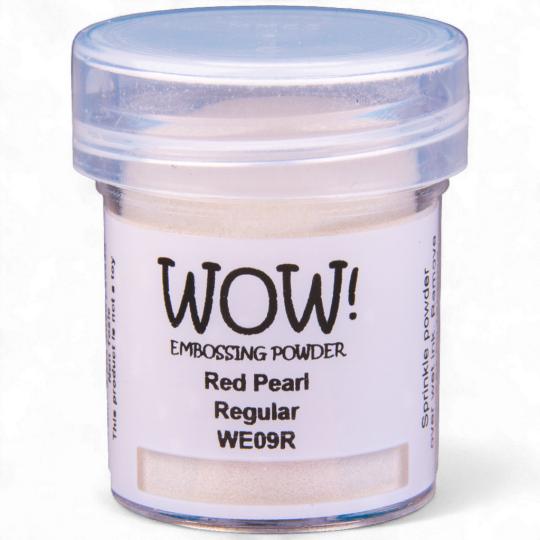 WOW Embossing Pulver 15ml - Pearl - Red Pearl - Regular Red Pearl - Regular