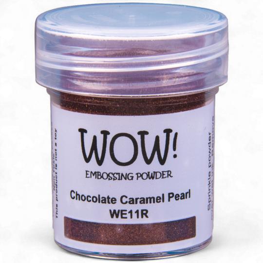 WOW Embossing Pulver 15ml - Pearl - Chocolate Caramel Pearl - Regular*D* Chocolate Caramel Pearl - Regular*D*