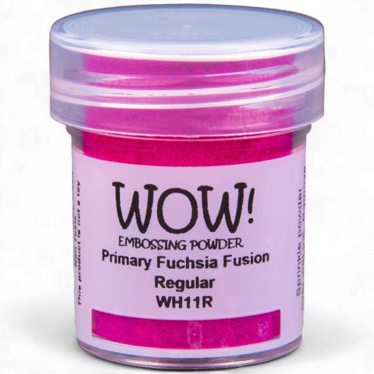 WOW Embossing Pulver 15ml - Primary - Fuchsia Fusion - Regular Fuchsia Fusion - Regular