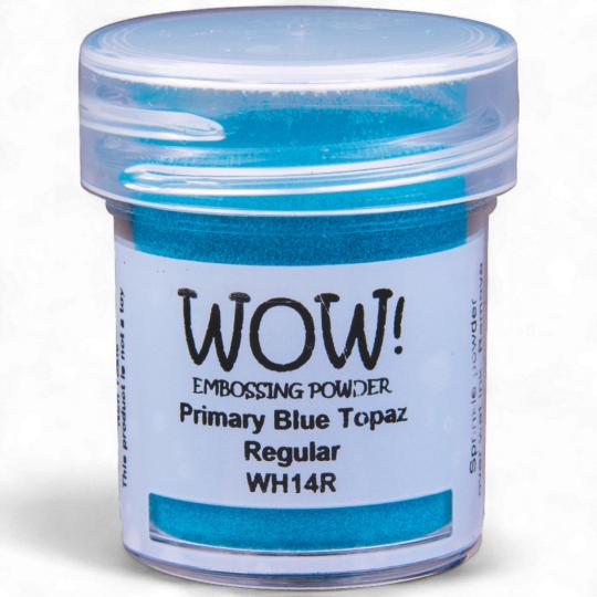WOW Embossing Pulver 15ml - Primary - Blue Topaz - Regular Blue Topaz - Regular