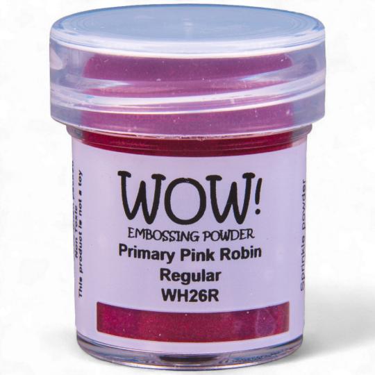 WOW Embossing Pulver 15ml - Primary - Pink Robin - Regular Pink Robin - Regular