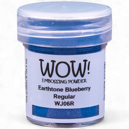 WOW Embossing Pulver 15ml - Earthtone - Blueberry - Regular Blueberry - Regular