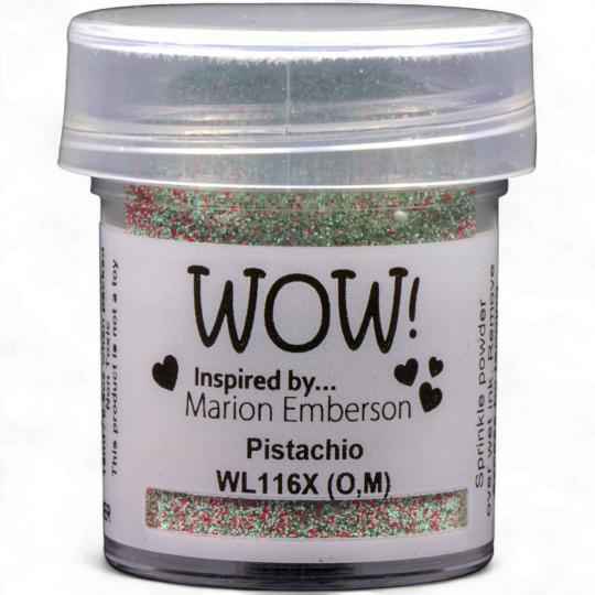 WOW Embossing Pulver 15ml - Colour Blends - Pistachio - X*Marion Emberson*D* Pistachio - X*Marion Emberson*D*